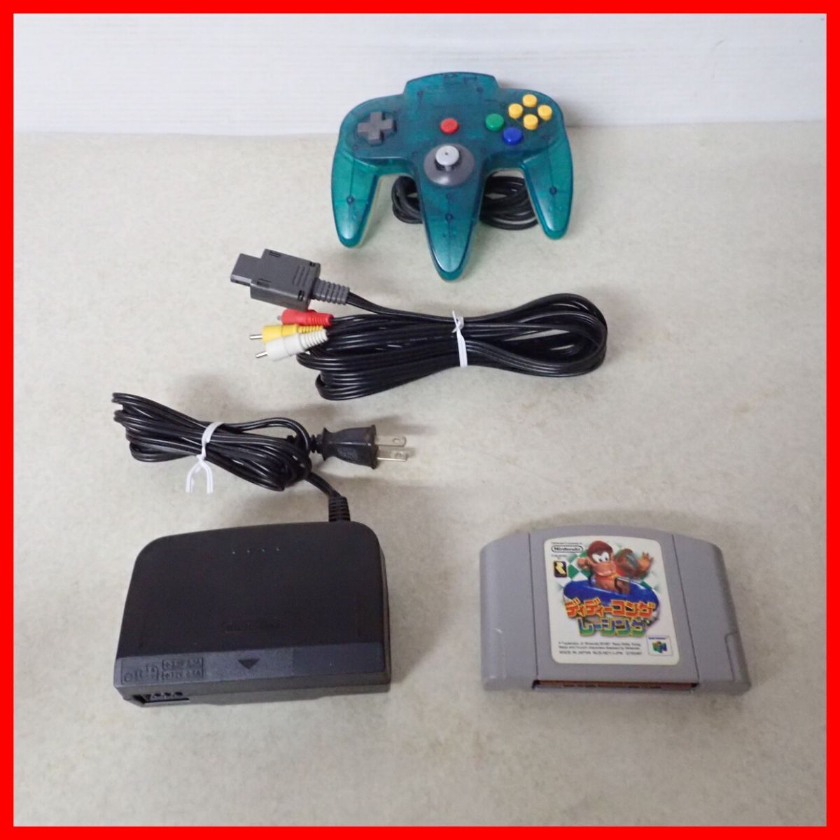 動作品 N64 ニンテンドウ64 本体 NUS-001 クリアブルー+ディー 動作品 N64 ニンテンドウ64 本体 NUS-001 クリアブルー+ディー