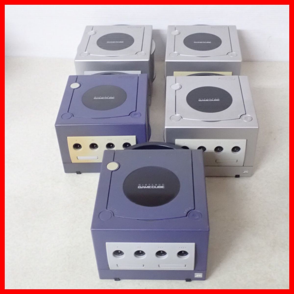 GC ゲームキューブ 本体 シルバー/バイオレット/ブラック GC ゲームキューブ 本体 シルバー/バイオレット/ブラック