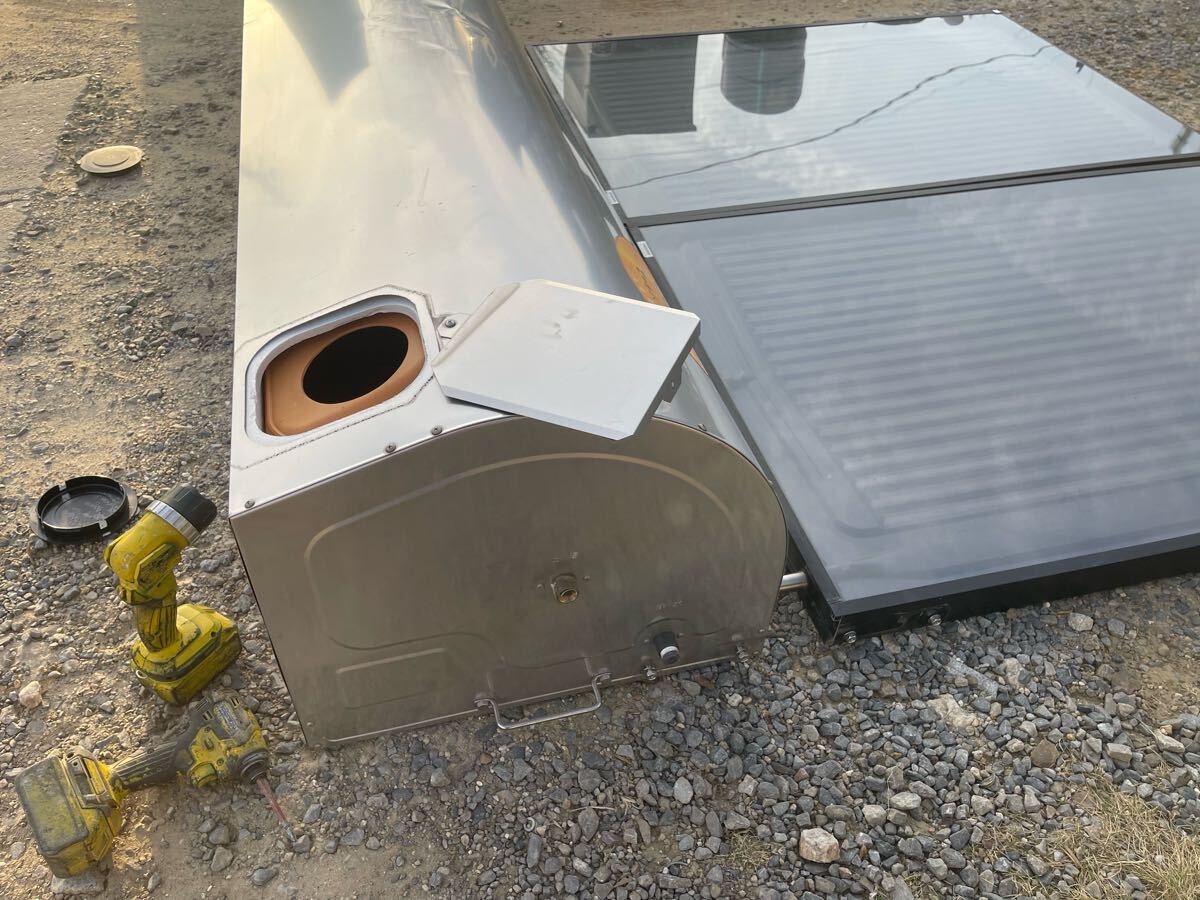 中古2019年製造一般普及型200L3㎡太陽熱温水器・長府工産SH 中古2019年製造一般普及型200L3㎡太陽熱温水器・長府工産SH