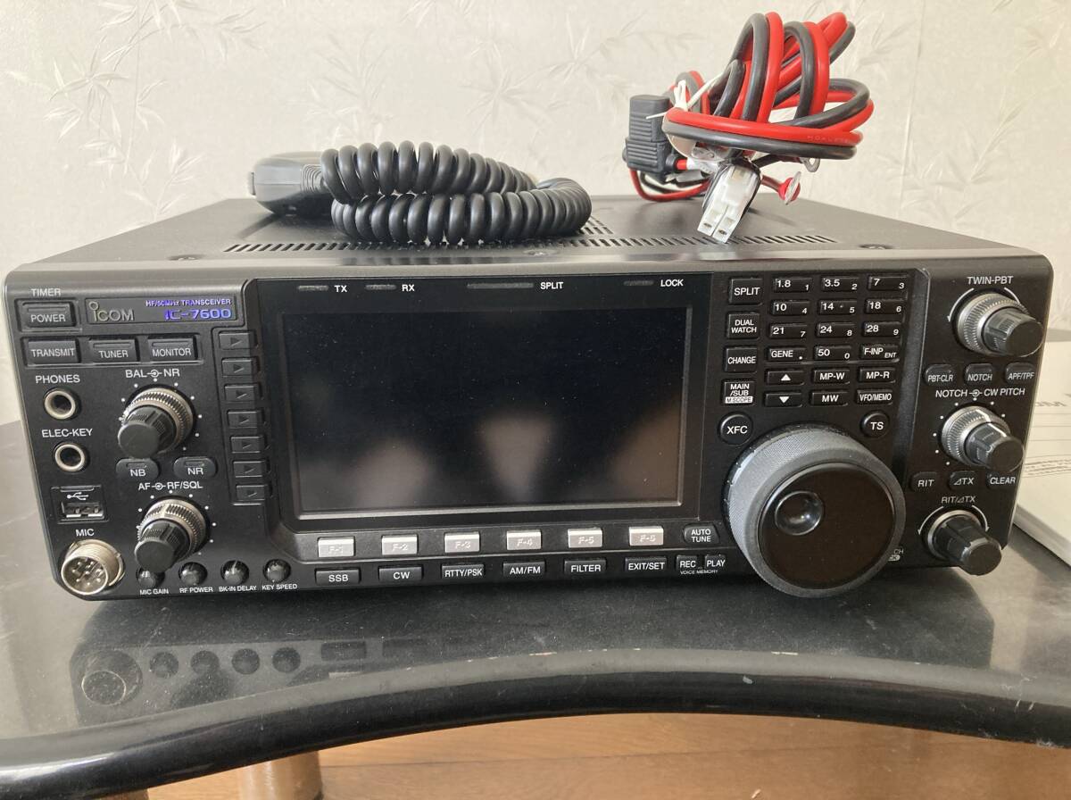 美品完動品】ICOM IC-7600 100w HF帯/50MHz アマチュア無線機 美品完動品】ICOM IC-7600 100w HF帯/50MHz アマチュア無線機