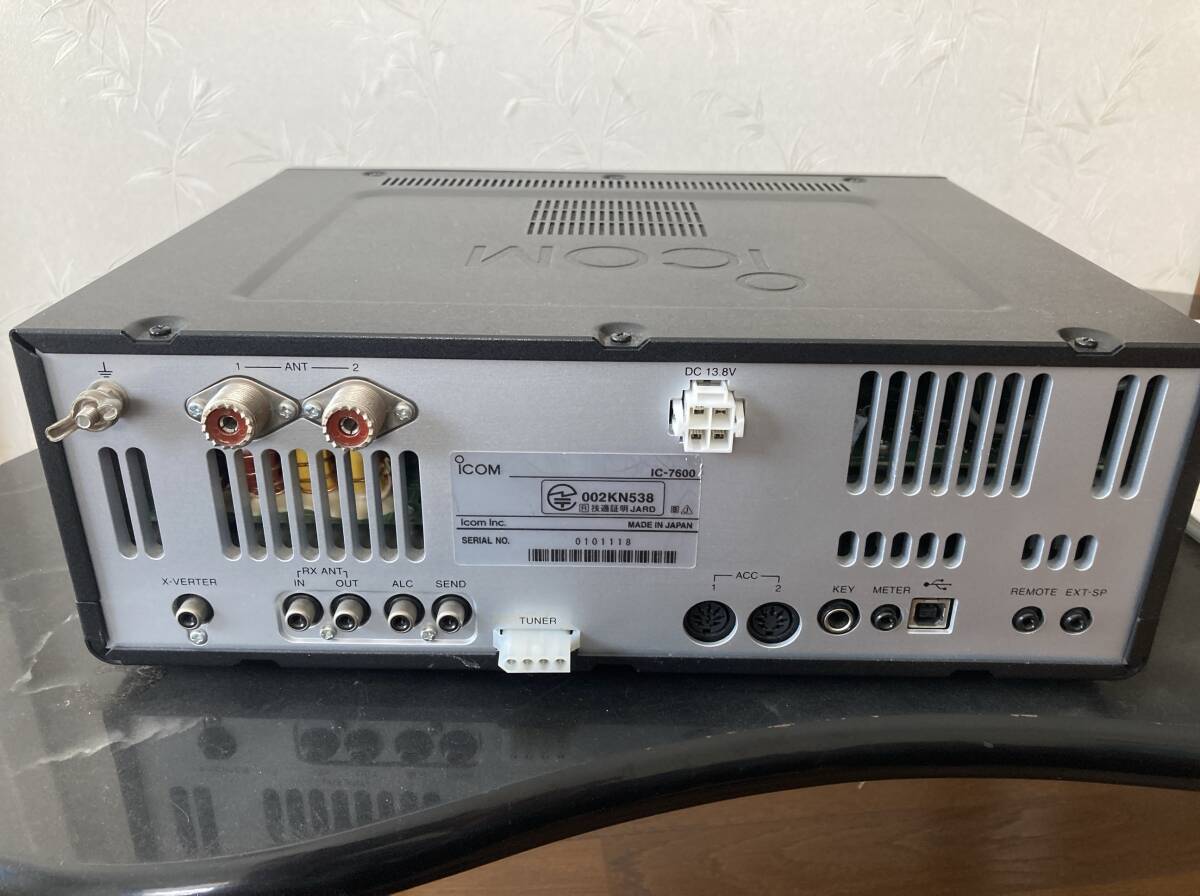 美品完動品】ICOM IC-7600 100w HF帯/50MHz アマチュア無線機 美品完動品】ICOM IC-7600 100w HF帯/50MHz アマチュア無線機