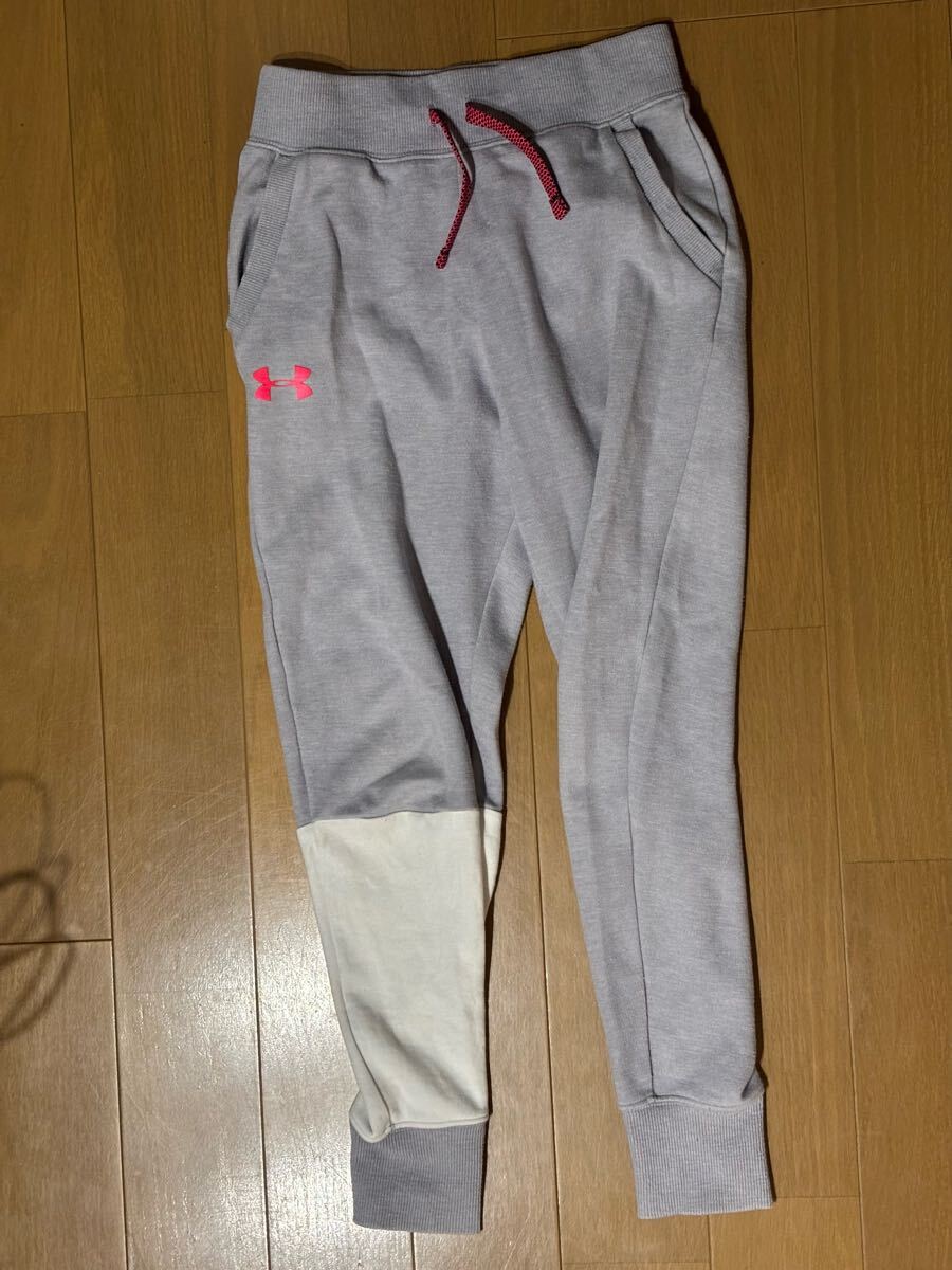 UNDER ARMOUR キッズ ダブルニットジョガー YMDサイズ 定価6050円 アンダーアーマー スウェットパンツ