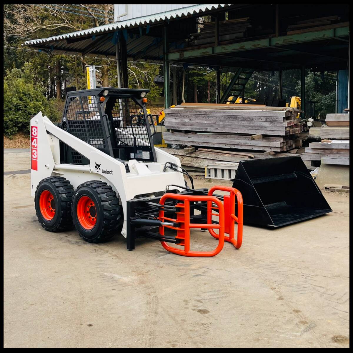 Bobcat ボブキャット843☆タイヤショベル☆スキッドステア Bobcat ボブキャット843☆タイヤショベル☆スキッドステア