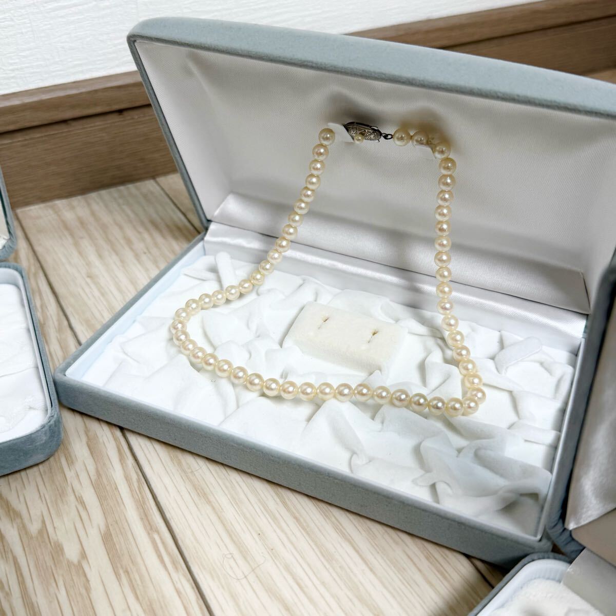 大量まとめ】本真珠 パール ネックレス セット 豪華 SILVER 金具 大量まとめ】本真珠 パール ネックレス セット 豪華 SILVER 金具