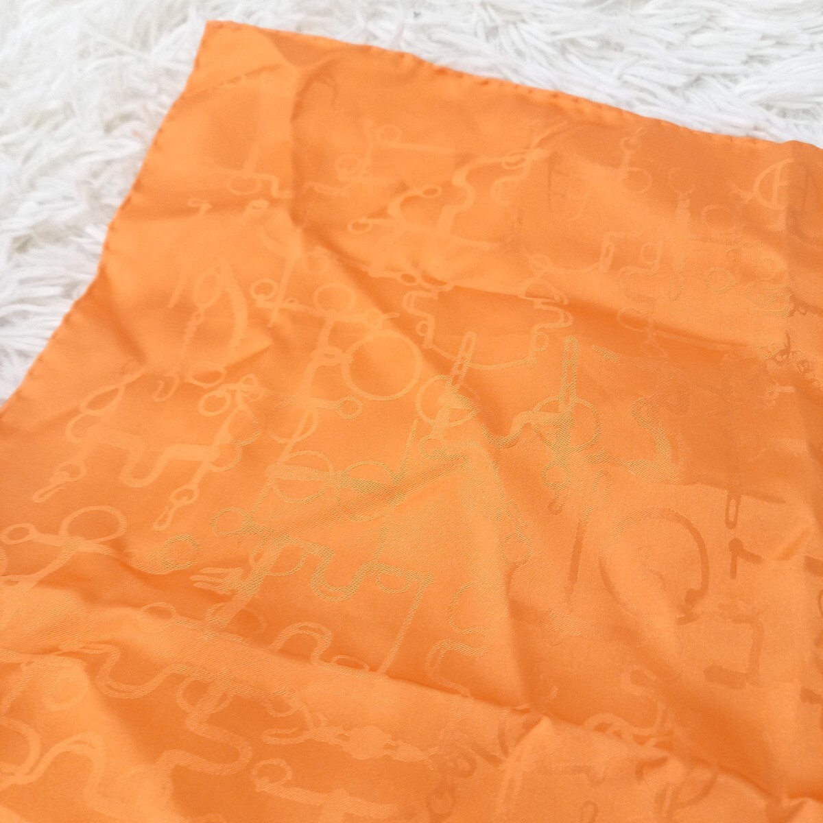 美品】 HERMES エルメス プチカレ カレ45 絹 シルク スカーフ