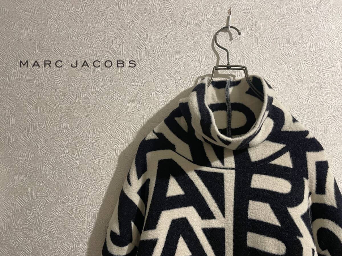 ◯ MARC JACOBS ロゴ パターン タートルネック ニット / マーク ◯ MARC JACOBS ロゴ パターン タートルネック ニット / マーク