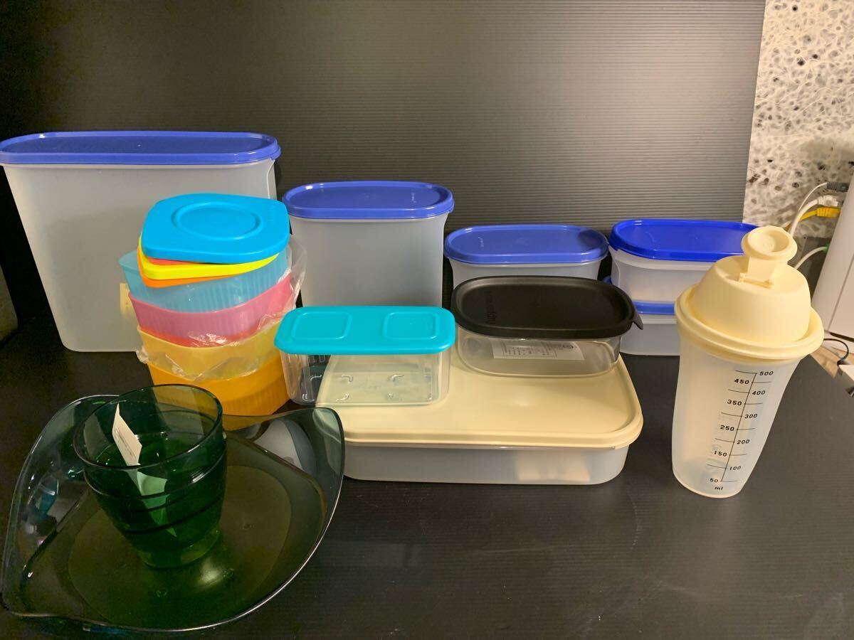 新品 未使用 Tupperware タッパーウェア タッパーセット まとめ売り まとめて 16点 保存容器 密封 密閉容器 大量 セット売り 新生活