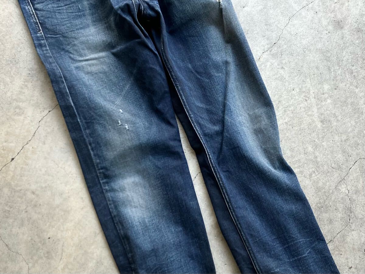 DIESEL ダメージ加工 インディゴ染め デニムパンツ W32 L32 DIESEL ダメージ加工 インディゴ染め デニムパンツ W32 L32