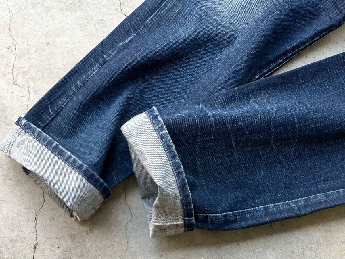DIESEL ダメージ加工 インディゴ染め デニムパンツ W32 L32 DIESEL ダメージ加工 インディゴ染め デニムパンツ W32 L32