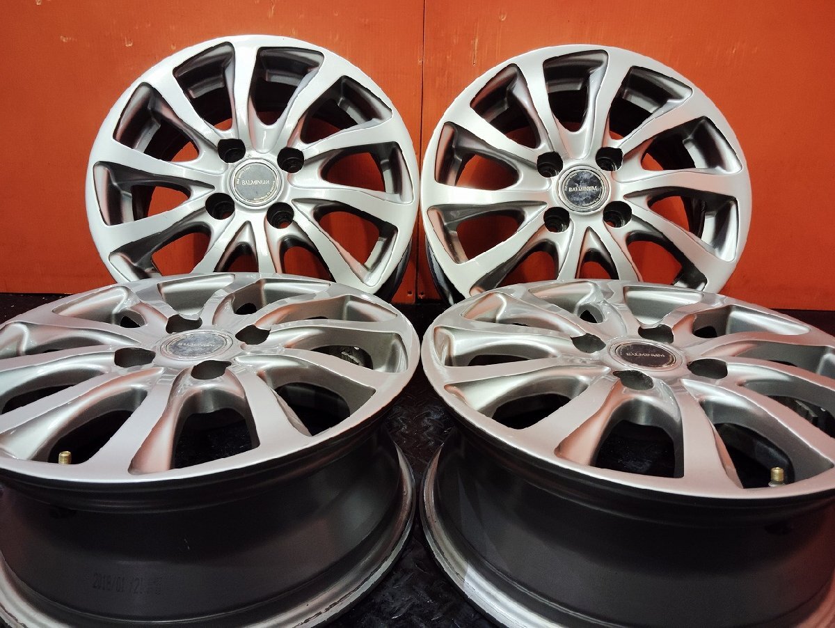 BS BRIDGESTONE BALMINUM バルミナ 社外ホイール 14インチ 4本 BS BRIDGESTONE BALMINUM バルミナ 社外ホイール 14インチ 4本