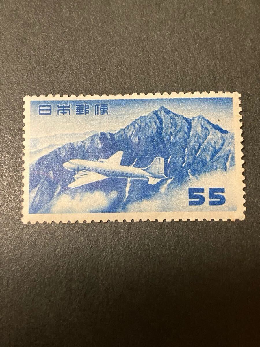 日本切手 円単位立山航空 6種完 未使用(航空切手)|売買された 日本切手 円単位立山航空 6種完 未使用(航空切手)|売買された