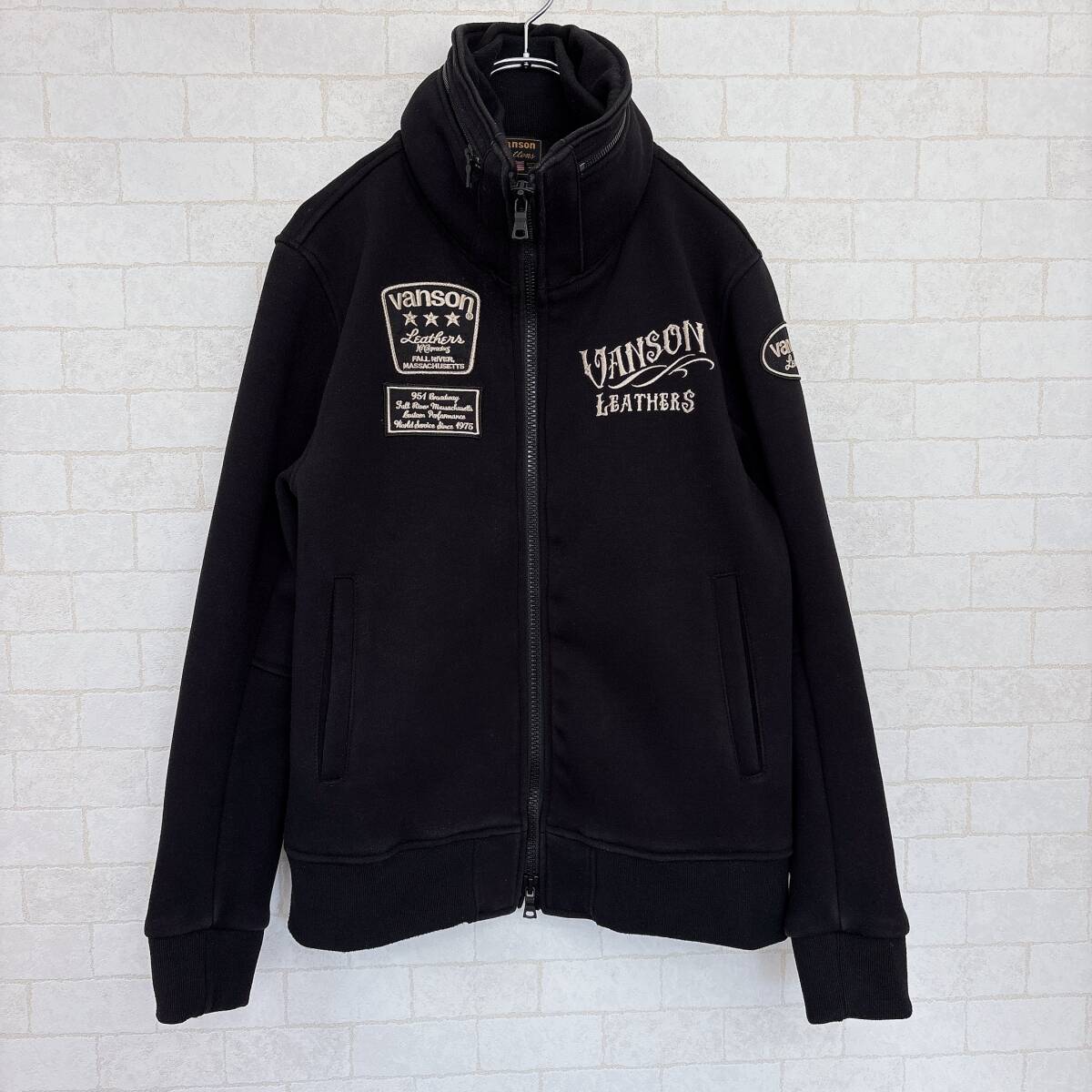 VANSON バンソン コットン スウェット生地 ライダースジャケット VANSON バンソン コットン スウェット生地 ライダースジャケット