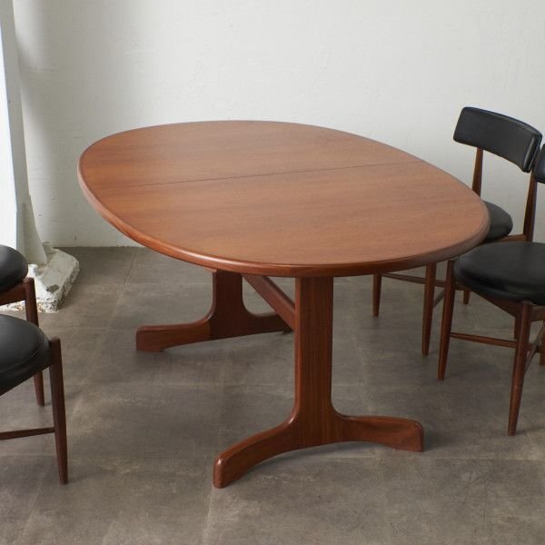 IZ89099F*G-PLAN Fresco ho e-ru нога обеденный стол Британия Vintage овальный W1625ji- план Mid-century современный 