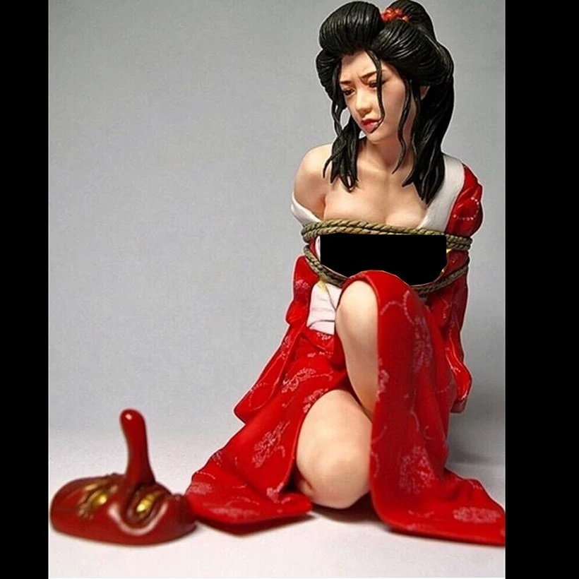 ■ 1/6 緊縛 BDSM 花魁 縛り 女性 樹(shù)脂 模型 未涂裝 未組み立て ■ レジン 模型 フィギュア 1:6 アダルト 模型 ZR J121