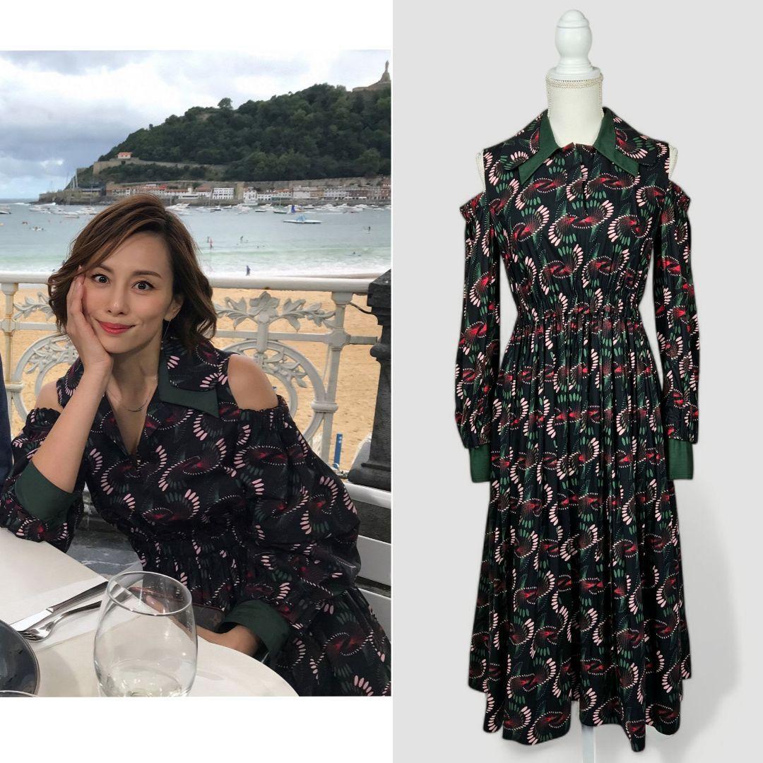 新品同様】フェンディ ワンピース 米倉涼子 プリーツ Aライン 40 新品同様】フェンディ ワンピース 米倉涼子 プリーツ Aライン 40
