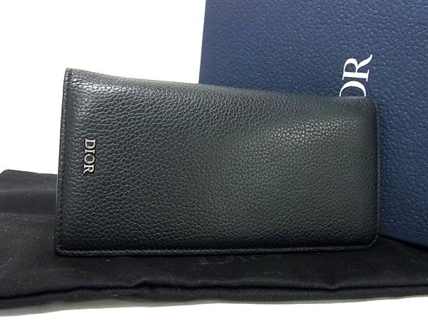 1円 ChristianDior クリスチャンディオール レザー 二つ折り 長 1円 ChristianDior クリスチャンディオール レザー 二つ折り 長