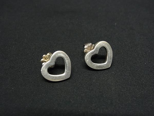 1円 TIFFANY&Co ティファニー SV925 ハート ピアス 1円 TIFFANY&Co ティファニー SV925 ハート ピアス