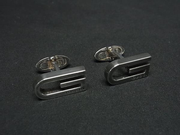 1円 GUCCI グッチ SV925 カフスボタン カフスリンクス 1円 GUCCI グッチ SV925 カフスボタン カフスリンクス
