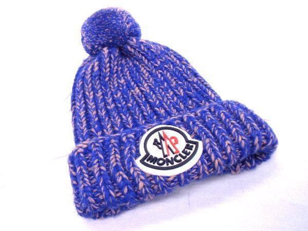 1円 □極美品□ MONCLER モンクレール BERRETTO 羊毛×ナイロン 1円 □極美品□ MONCLER モンクレール BERRETTO 羊毛×ナイロン