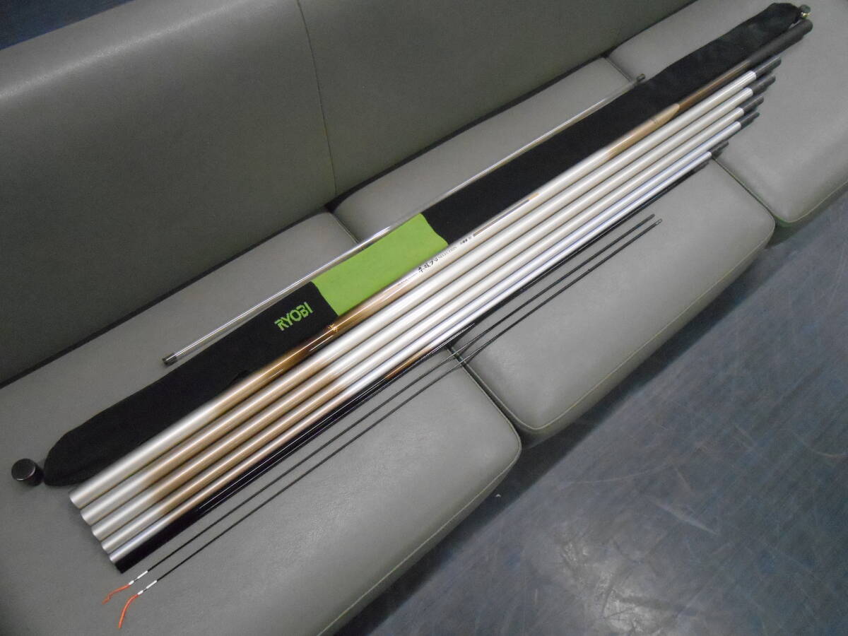 リョービ名竿 鮎竿 スーパーチタン本技プロセレクション 中硬硬 リョービ名竿 鮎竿 スーパーチタン本技プロセレクション 中硬硬