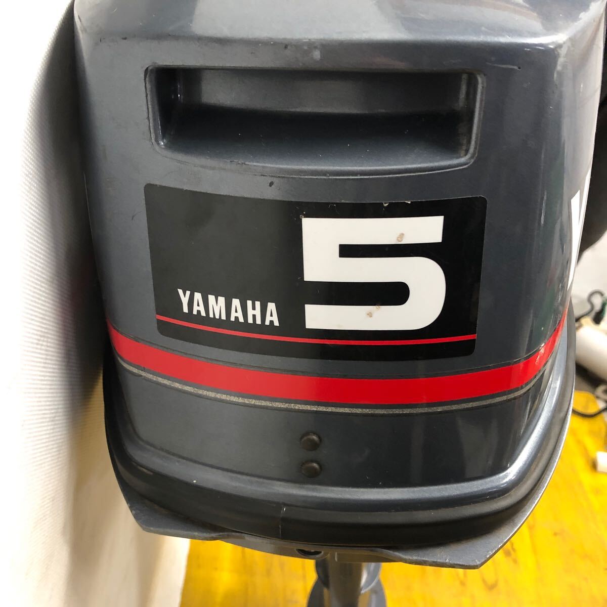 □ヤマハ 5馬力 2ストローク 小型船舶用船外機 6E3-S 現状 □ヤマハ 5馬力 2ストローク 小型船舶用船外機 6E3-S 現状