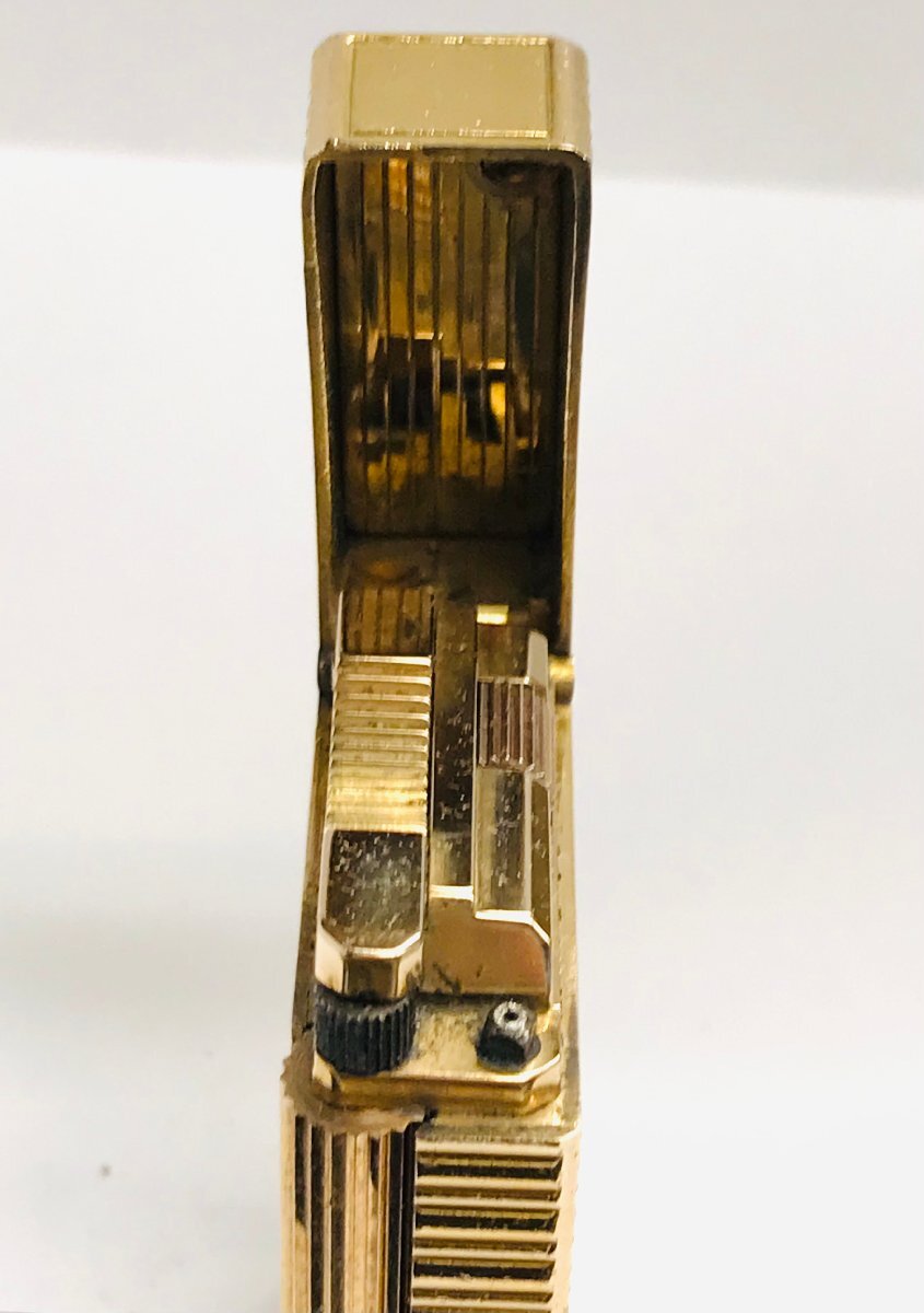 qoo.ZAH03　S.T.Dupont　デュポン　ガスライター　ゴールドカラー　未著火