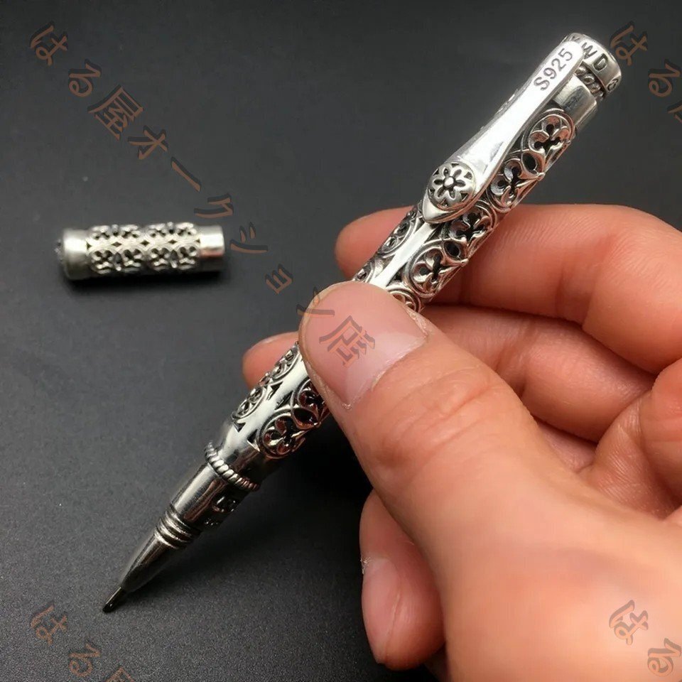 シルバー925製】高級ハンドメイド ボールペン プレゼント用 シルバー925製】高級ハンドメイド ボールペン プレゼント用