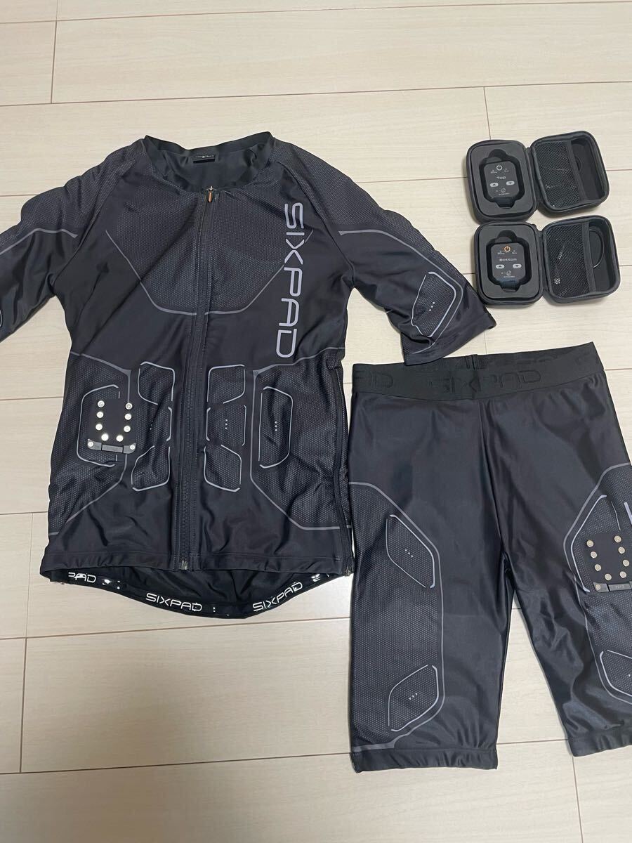 お値下げ!シックスパッド パワースーツ上下セット 超美品】 SIXPAD シックスパッド パワースーツ Powersuit 【上下