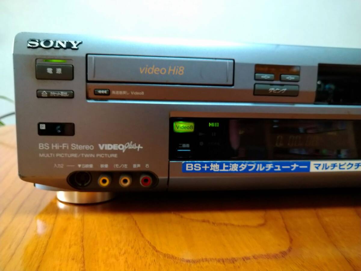 ○SONY HI8/VHS Wビデオデッキ WV-BW2○メンテ済動作品○純リモ ○SONY HI8/VHS Wビデオデッキ WV-BW2○メンテ済動作品○純リモ