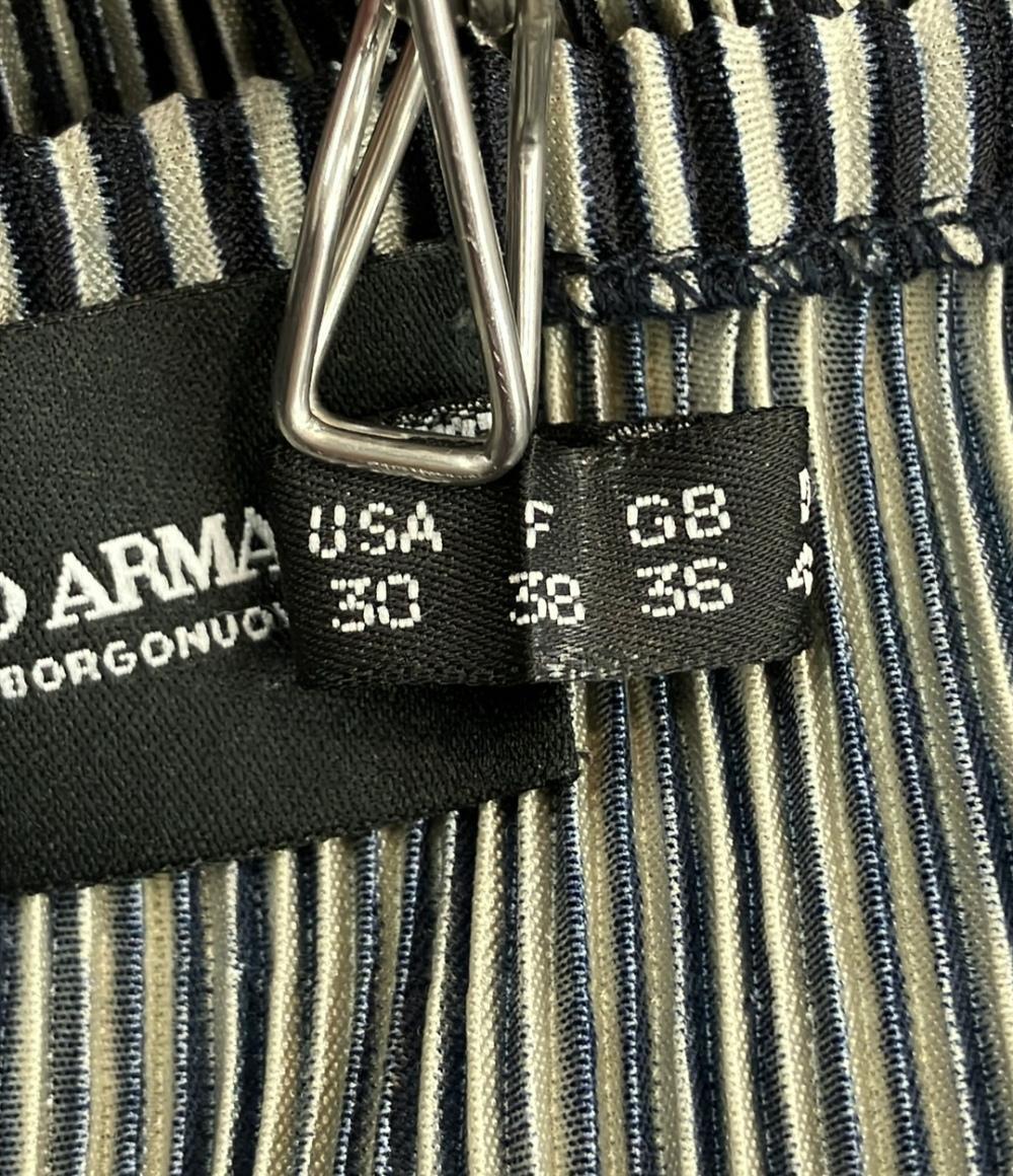 美品 ジョルジオアルマーニ 半袖プリーツTシャツ レディース SIZE F 38 (M) GIORGIO ARMANI