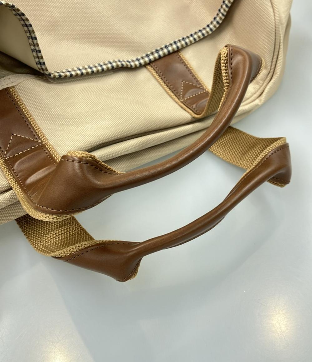 !_ Aquascutum в клетку нейлон сумка "Boston bag" женский Aquascutum
