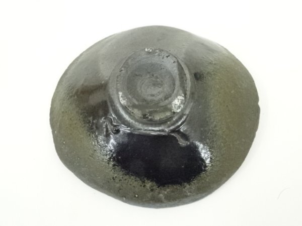 ys7287420;.sou Bizen . после ... структура . менять чёрный чашечка для сакэ ( вместе коробка )[ дорога ]