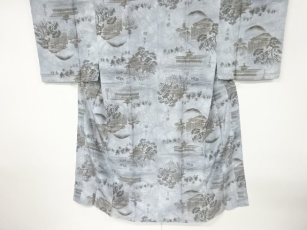 ys7341913; 宗sou 京風景模様　男物長襦袢【アンティーク】【著】