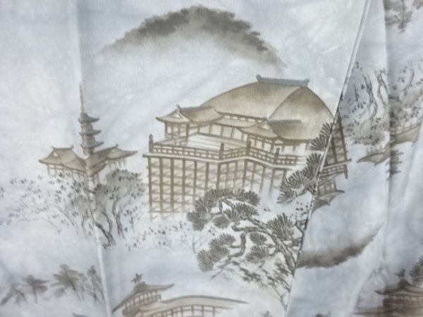 ys7341913; 宗sou 京風景模様　男物長襦袢【アンティーク】【著】