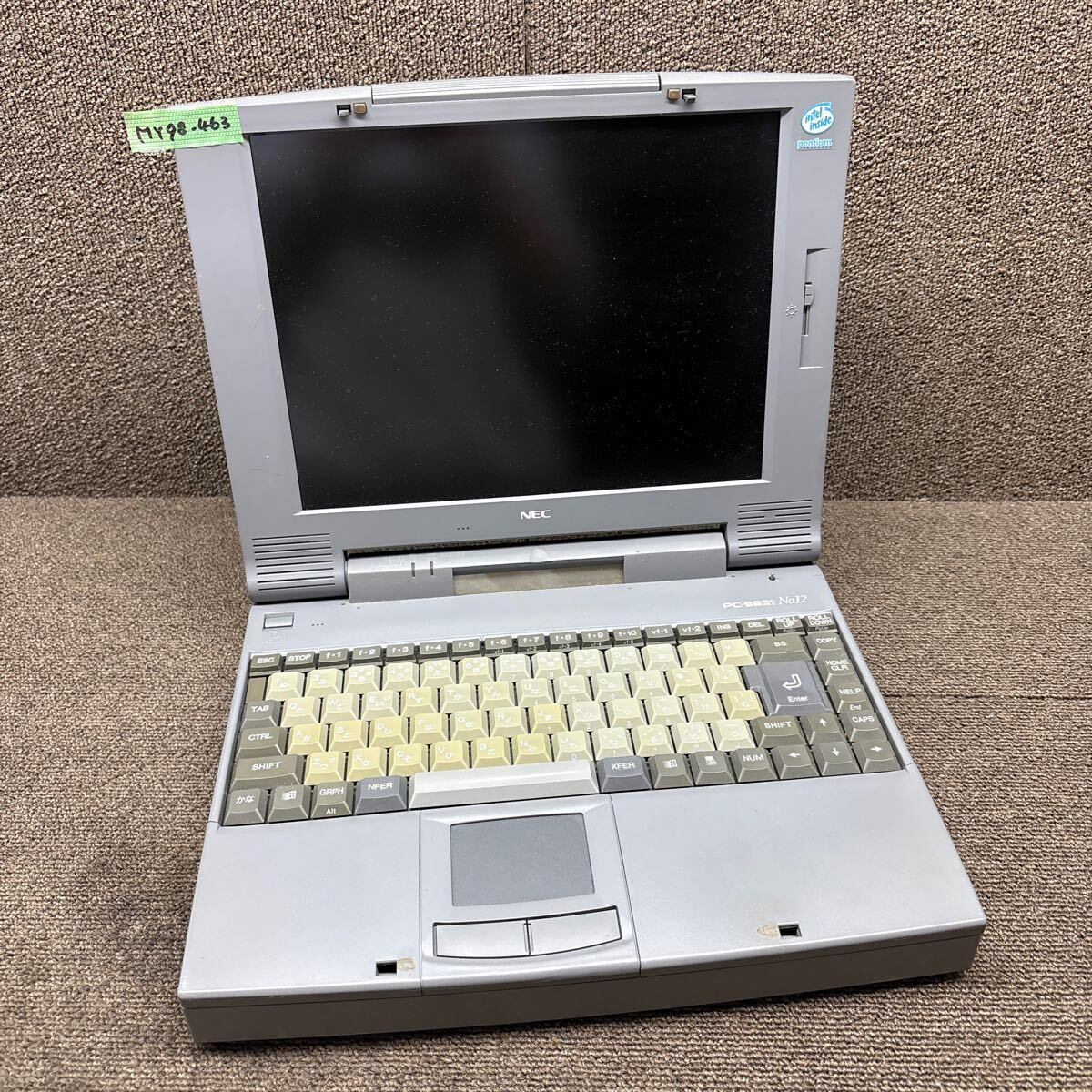 高質 激安 MY98-463 PC98 通電不可 PC-9821Na12/S8 NEC ノートブック その他ノートPC本体