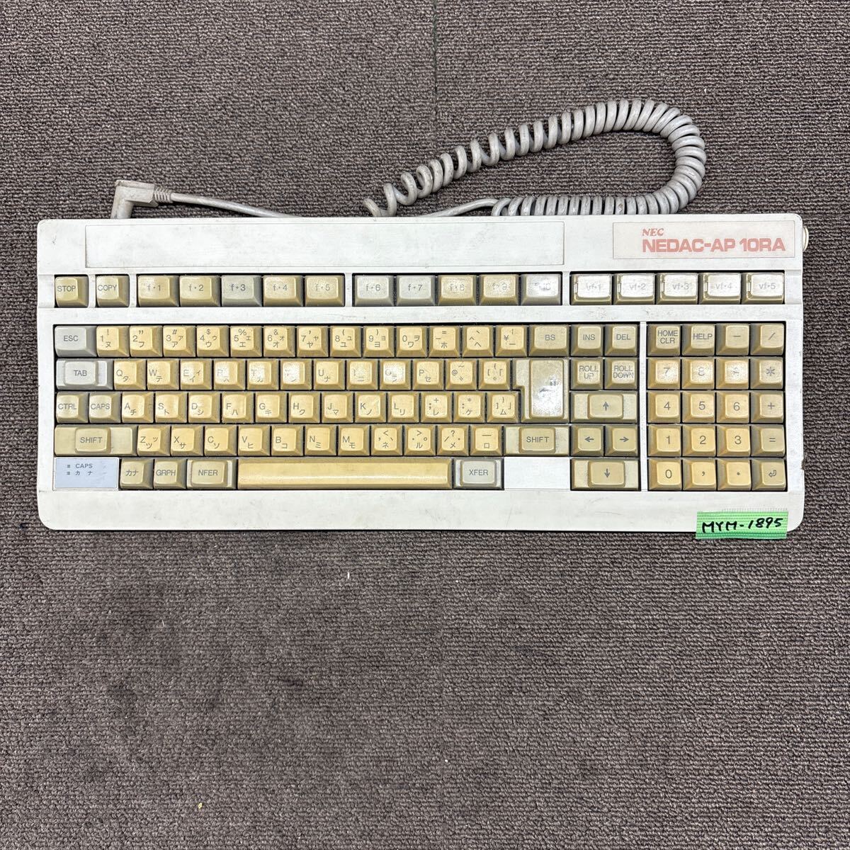 MYM-1895 супер-скидка PC98 retro клавиатура NEC NEDAC-AP 10RA работоспособность не проверялась Junk 