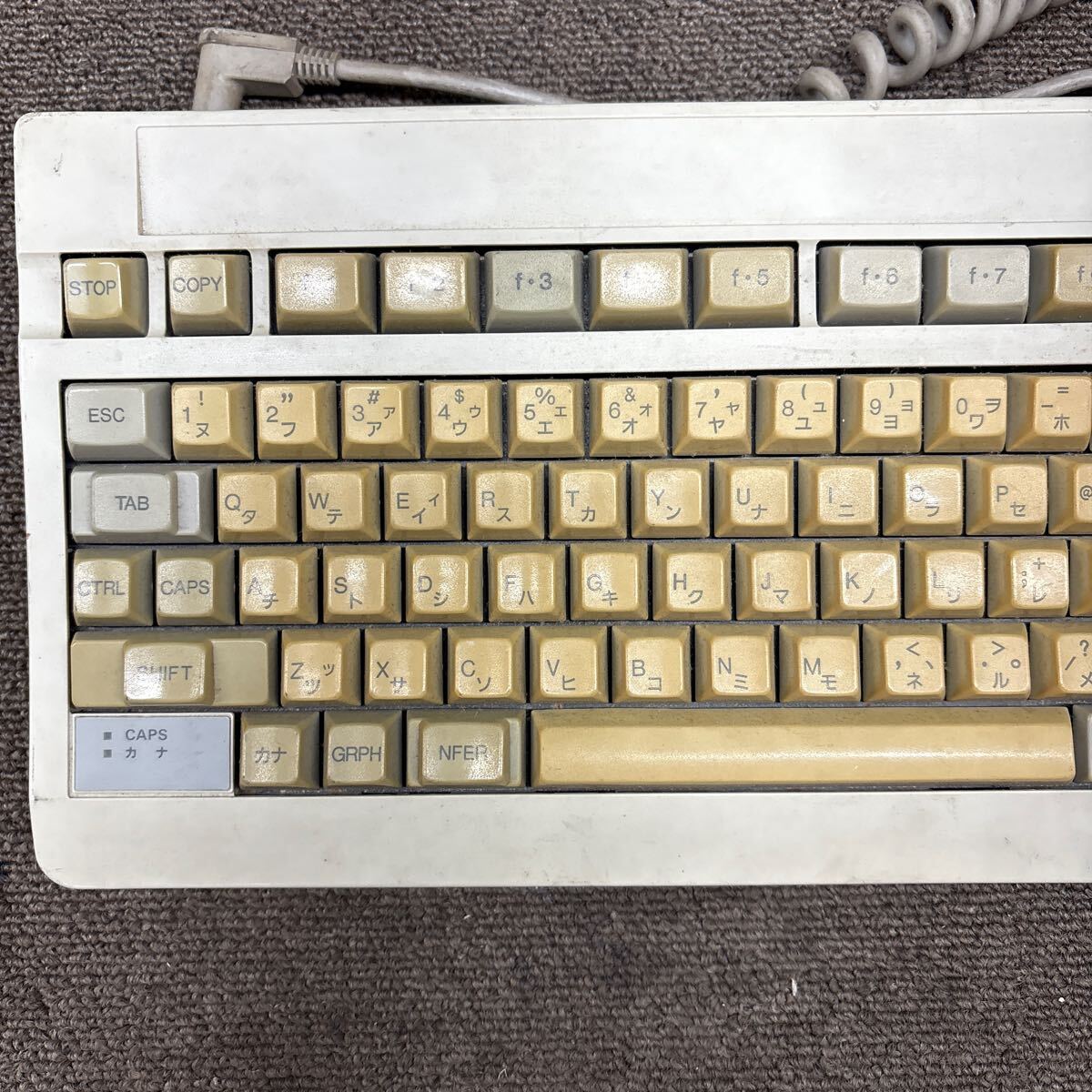 MYM-1895 супер-скидка PC98 retro клавиатура NEC NEDAC-AP 10RA работоспособность не проверялась Junk 