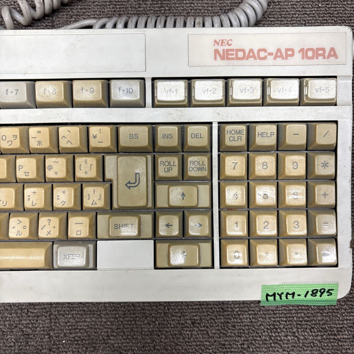 MYM-1895 супер-скидка PC98 retro клавиатура NEC NEDAC-AP 10RA работоспособность не проверялась Junk 