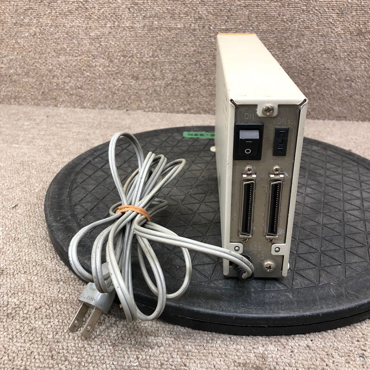 98-890 супер-скидка retro PC детали установленный снаружи HDD жесткий диск единица Logitec JUSTIN SHD-BA1000 SCSI электризация. источник питания on. off ok HDD нет Junk 
