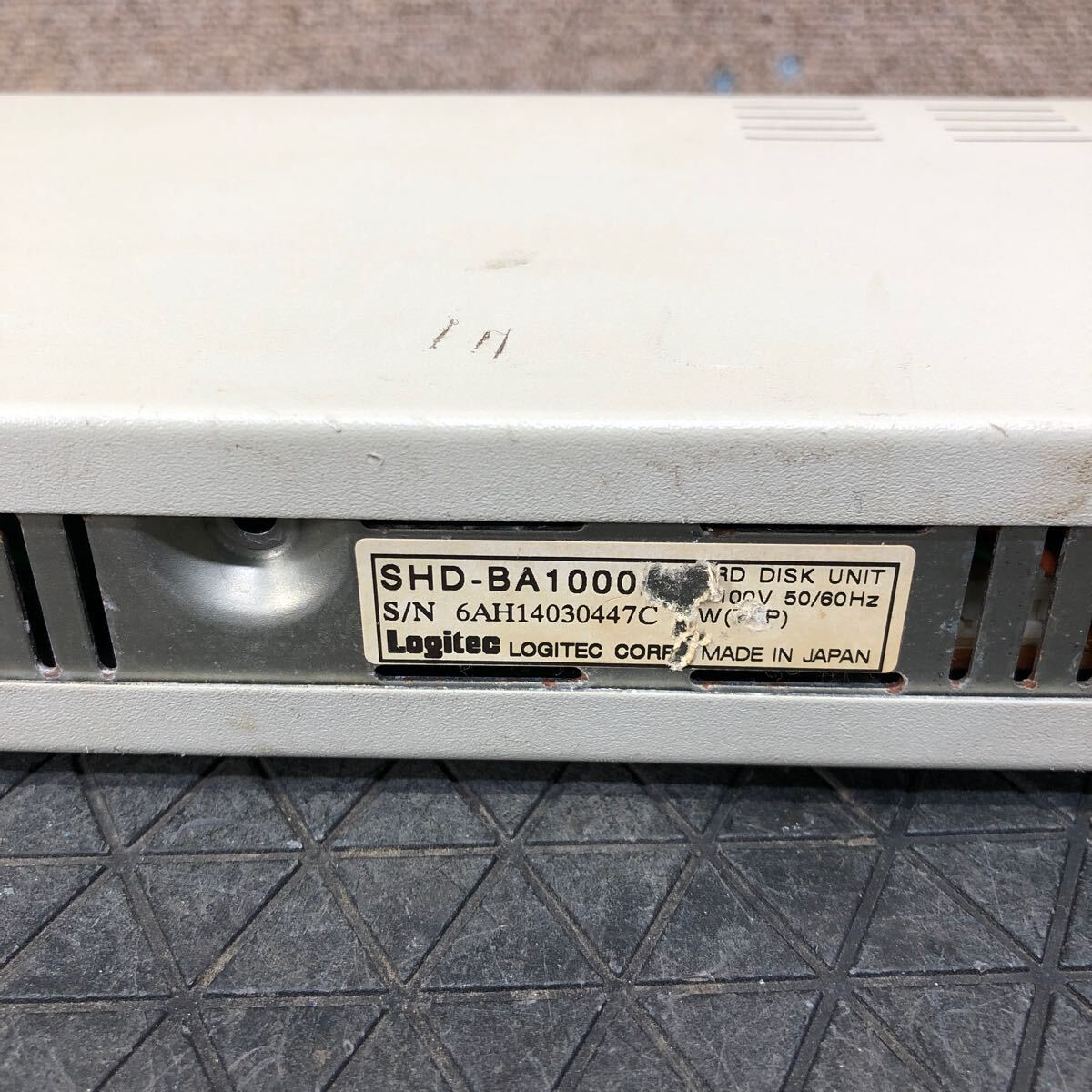 98-890 супер-скидка retro PC детали установленный снаружи HDD жесткий диск единица Logitec JUSTIN SHD-BA1000 SCSI электризация. источник питания on. off ok HDD нет Junk 