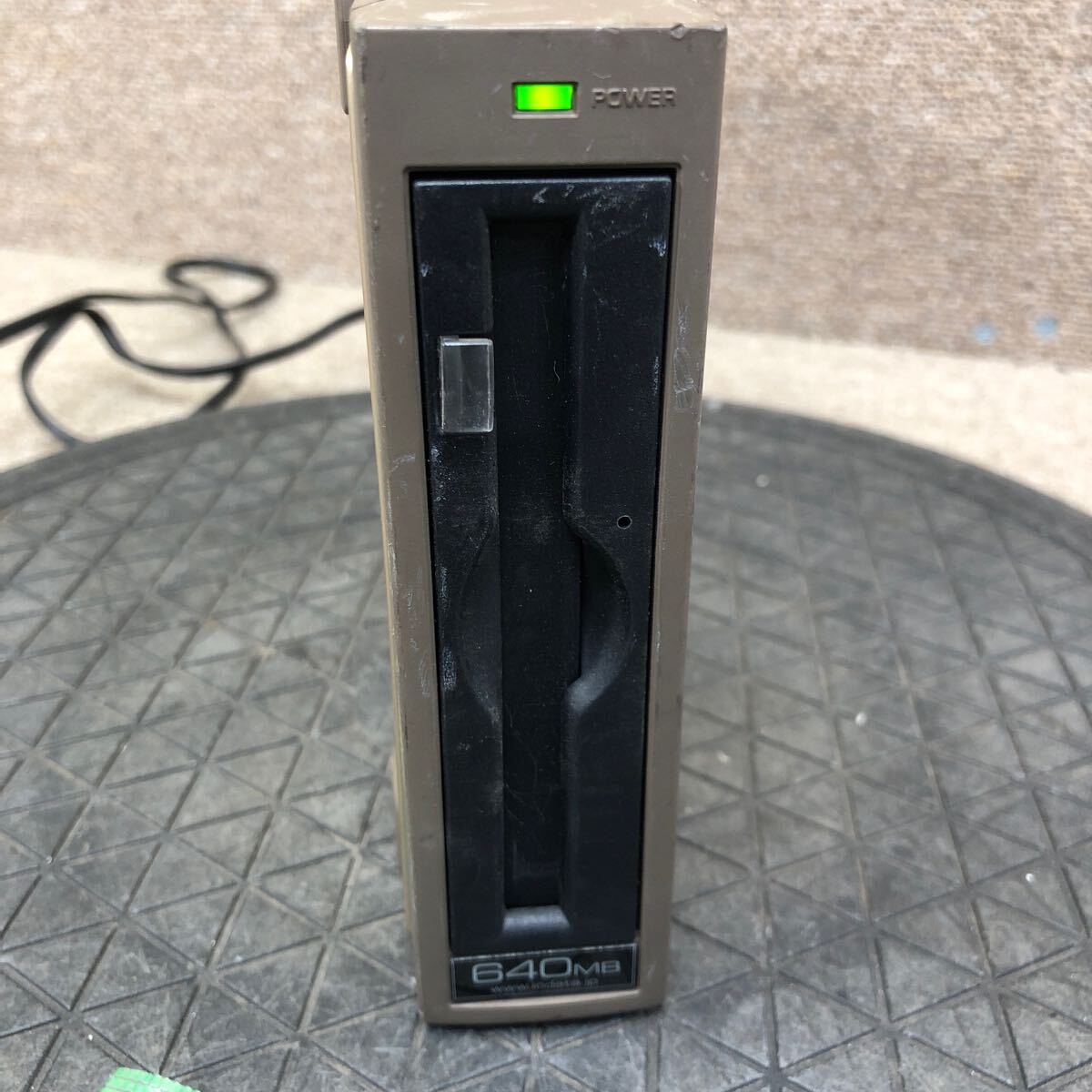 98-896 激安 レトロPC パーツ 外付け MOドライブ 640MB IO DATA