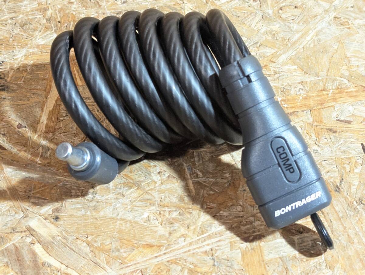 美品★BONTRAGER／ボントレガー　鍵付きワイヤーロックチェーン★☆C-23