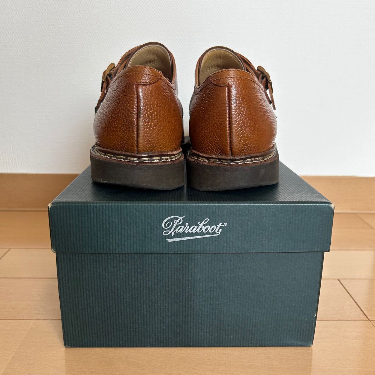 Paraboot WILLIAM GR COGNAC UK 7 0 25 5cm 中古品 コニャック Paraboot WILLIAM GR COGNAC UK 7 0 25 5cm 中古品 コニャック
