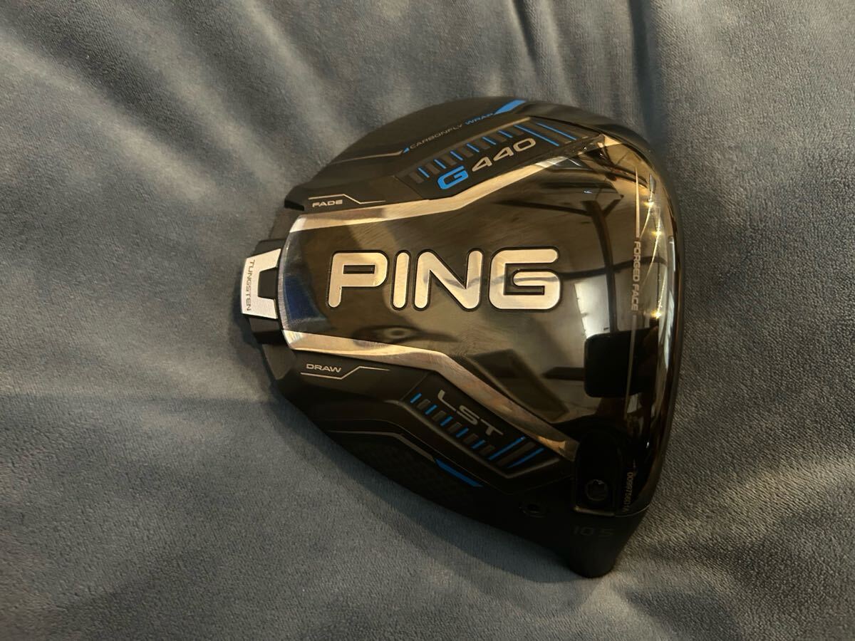 PING G440LST10.5°ヘッド レンチ ヘッドカバー 説明書付 ヘッド PING G440LST10.5°ヘッド レンチ ヘッドカバー 説明書付 ヘッド