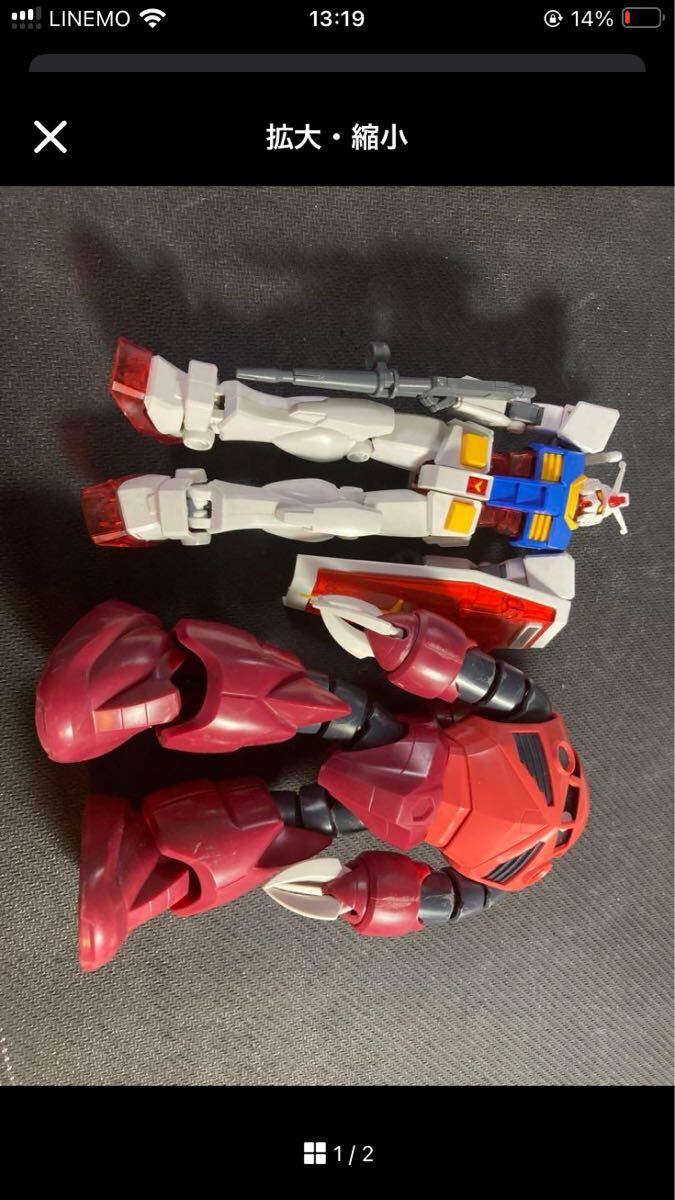 hguc rx-78-2ガンダム シャア専用ズゴック
