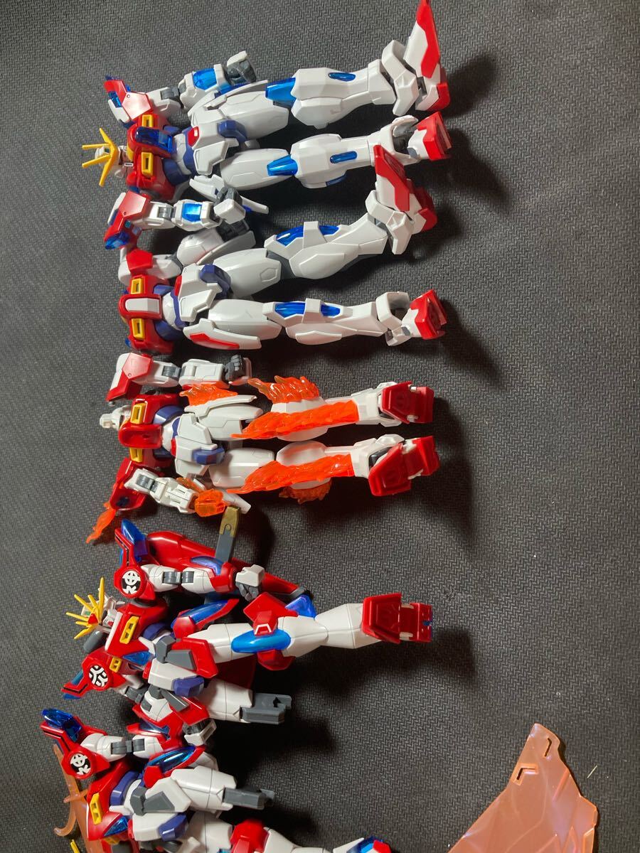 hg 神バーニングガンダム　カミキバーニング　ビルドバーニング　トライバーニング