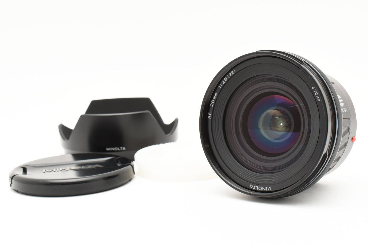 【 新品級 】ミノルタ MINOLTA AF 20mm F2.8 ソニー Aマウント用 広角単焦点レンズ★#O1168g_画像1