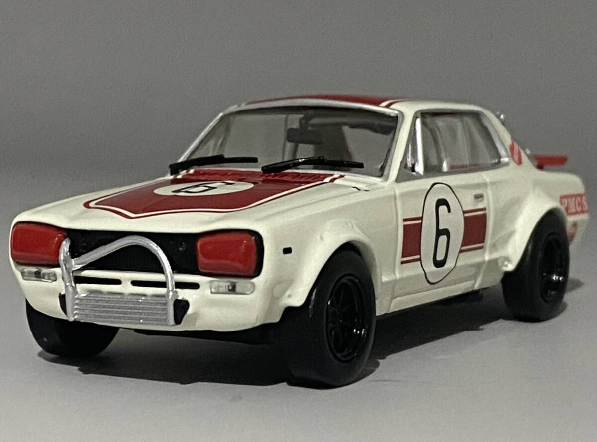 京商 1/43 Nissan Skyline 2000 GT-R Hakosuka (KPGC10) 1971 No.6 ◆ Kyosho Museum Collection ◆ 日産スカイラインGT-R ハコスカ 03022R