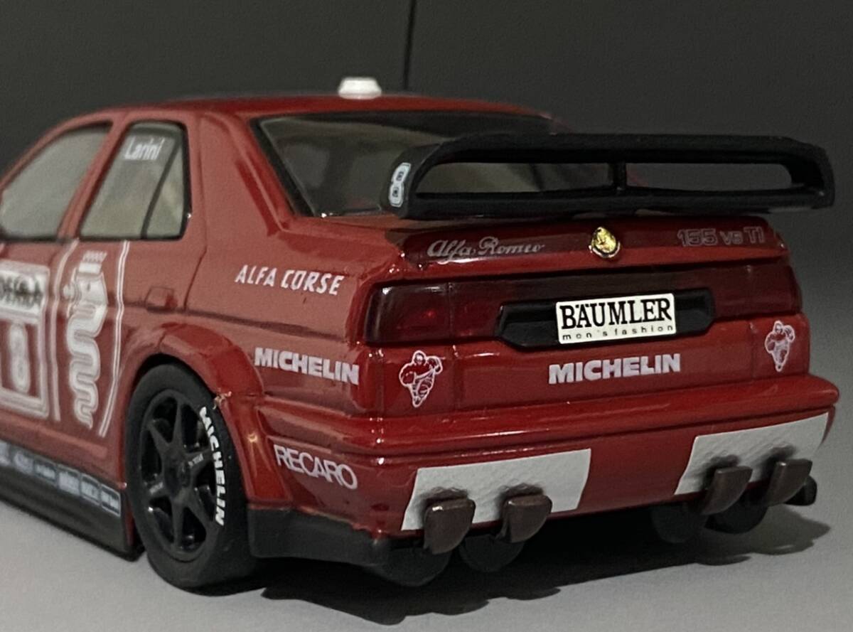 Minichamps 1/43 Alfa Romeo 155 V6 Ti N.Larini #8 ◆ DTM 1993 ◆ ミニチャンプス MIN 930121 アルファロメオ ラリーニ