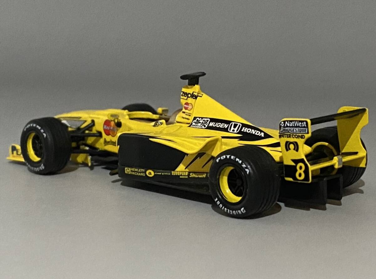 1/43 Jordan Mugen Honda 199 Heinz-Harald Frentzen #8 ◆ 3位 1999 FIA F1 World Championship ◆ Benson & Hedges Buzzin Hornets_画像4